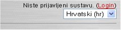 Link za prijavu na sustav