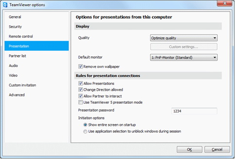 TeamViewer postavke